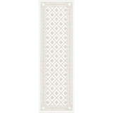 Attebladrose White Table Runner