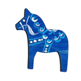 Wooden Hand Painted Dala Horse Magnet