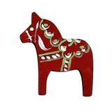 Wooden Hand Painted Dala Horse Magnet