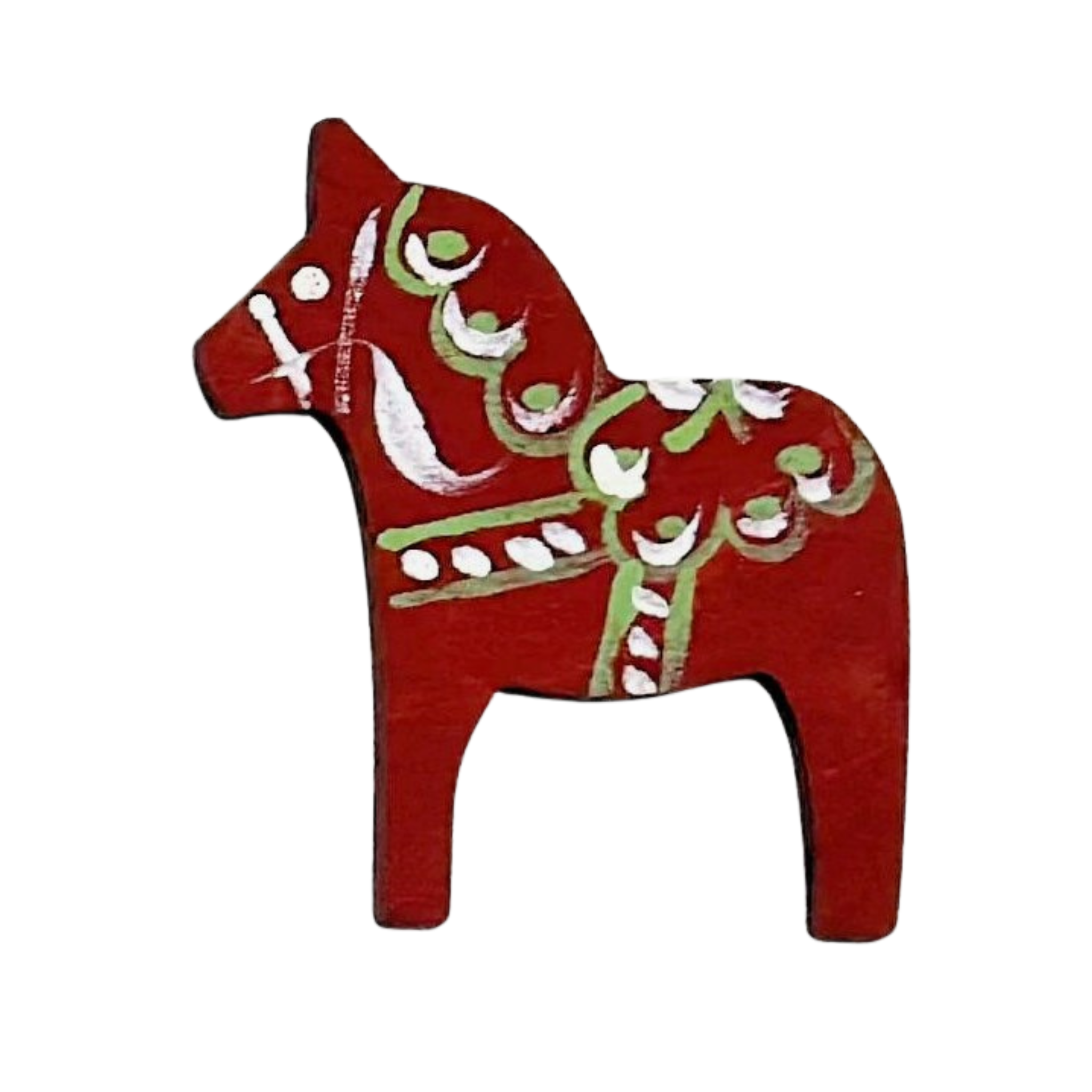 Wooden Dala Horse Magnet