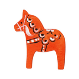 Wooden Hand Painted Dala Horse Magnet