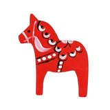 Wooden Hand Painted Dala Horse Magnet