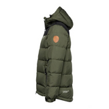 Ultra Thick Down Jacket Unisex - Green & Black