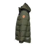 Ultra Thick Down Jacket - Black / Green