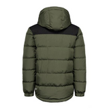 Ultra Thick Down Jacket Unisex - Green & Black