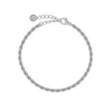 Rope Chain Bracelet Steel