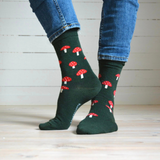 Bengt & Lotta Wool Socks - Autumn Mushrooms