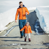 Ultra Light Down Jacket - Childrens Unisex - Orange