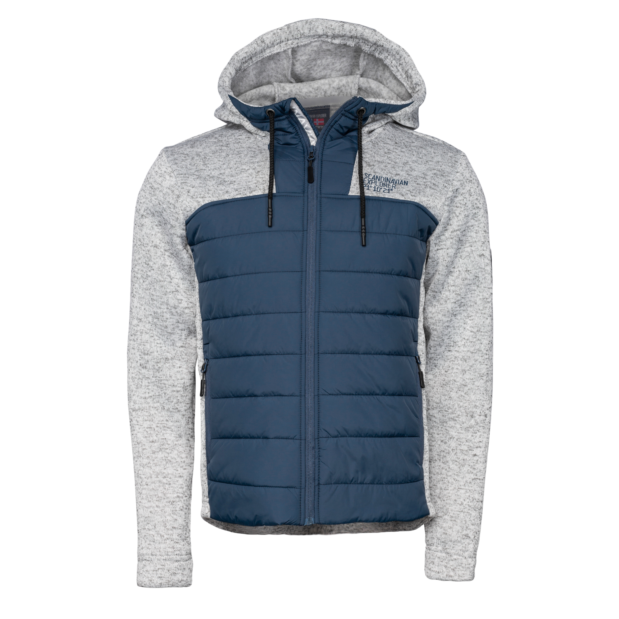 combi jacket grey and navy by scandinavian explorer