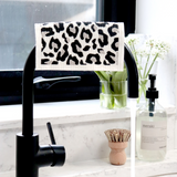 swedish dishcloth black leopard kitchen sink