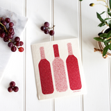 swedish dishcloth burgundy wine