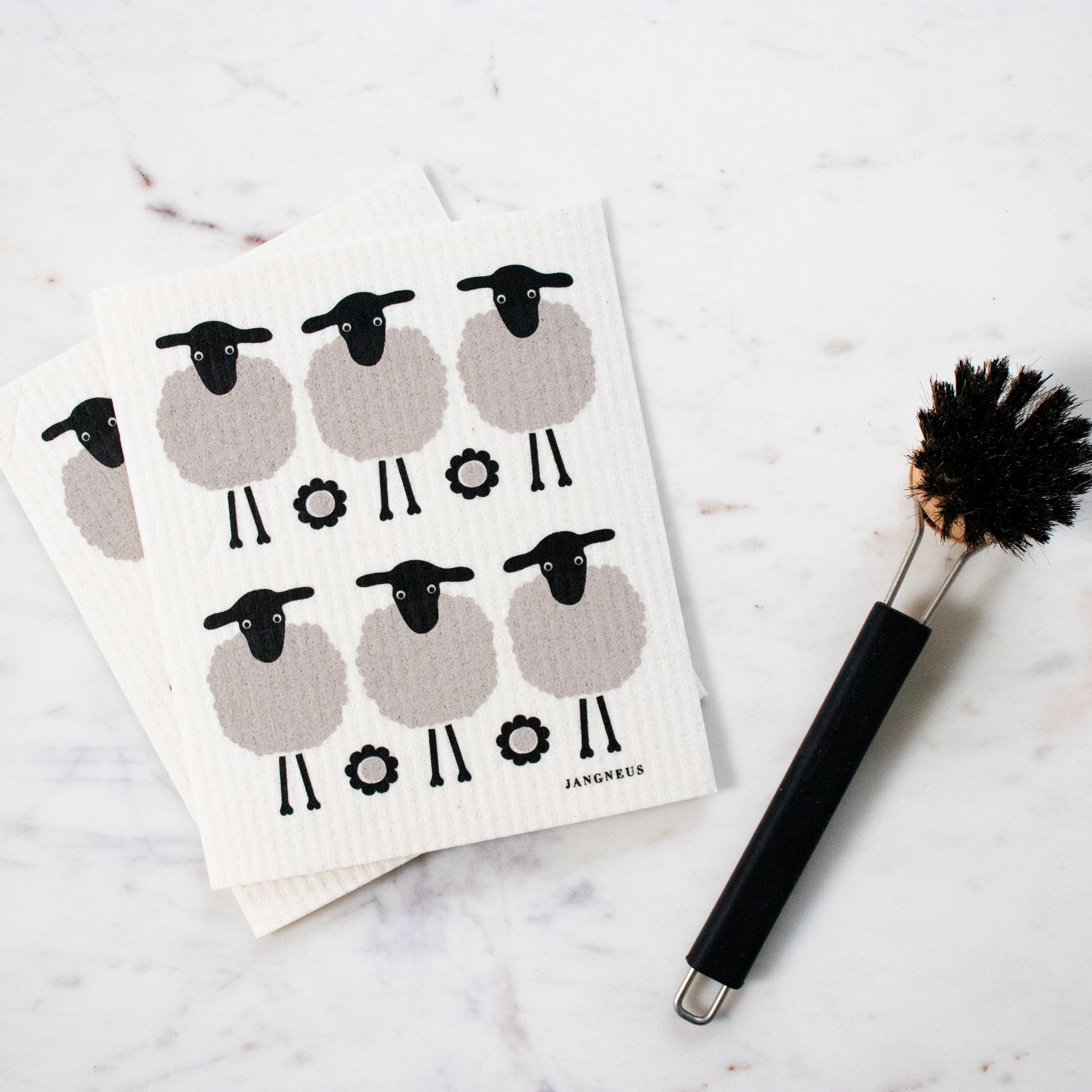 swedish dishcloth mini sheep by jangneus