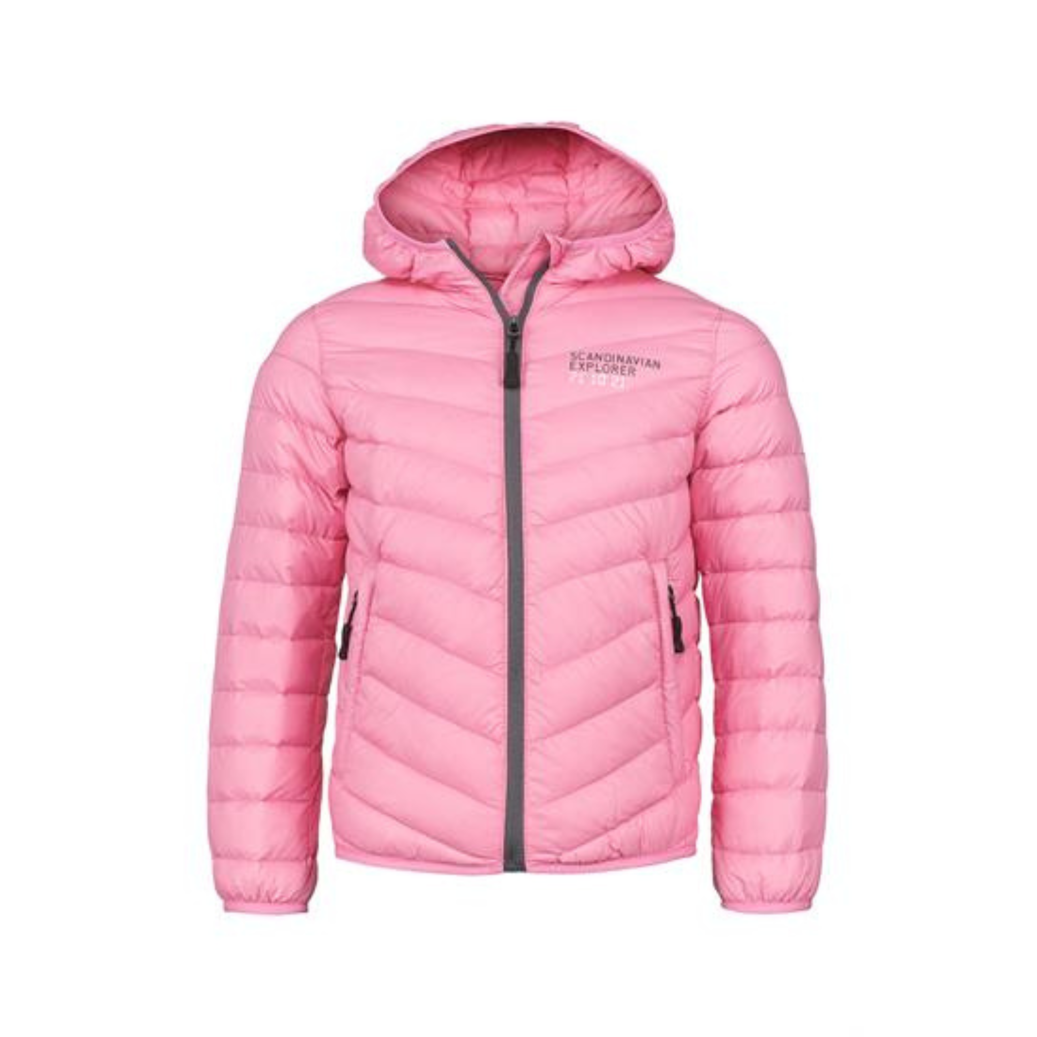 Ultra Light Down Jacket Childrens Unisex Light Pink
