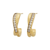 Andorra Creoles Duo L Gold Earrings