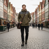 Hooded Fleece Jacket 2P - Olive Green
