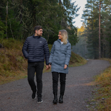 Hoodless Ultra Light Down Jacket - Navy