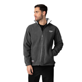 Mocca Fleece Jacket - Dark Grey