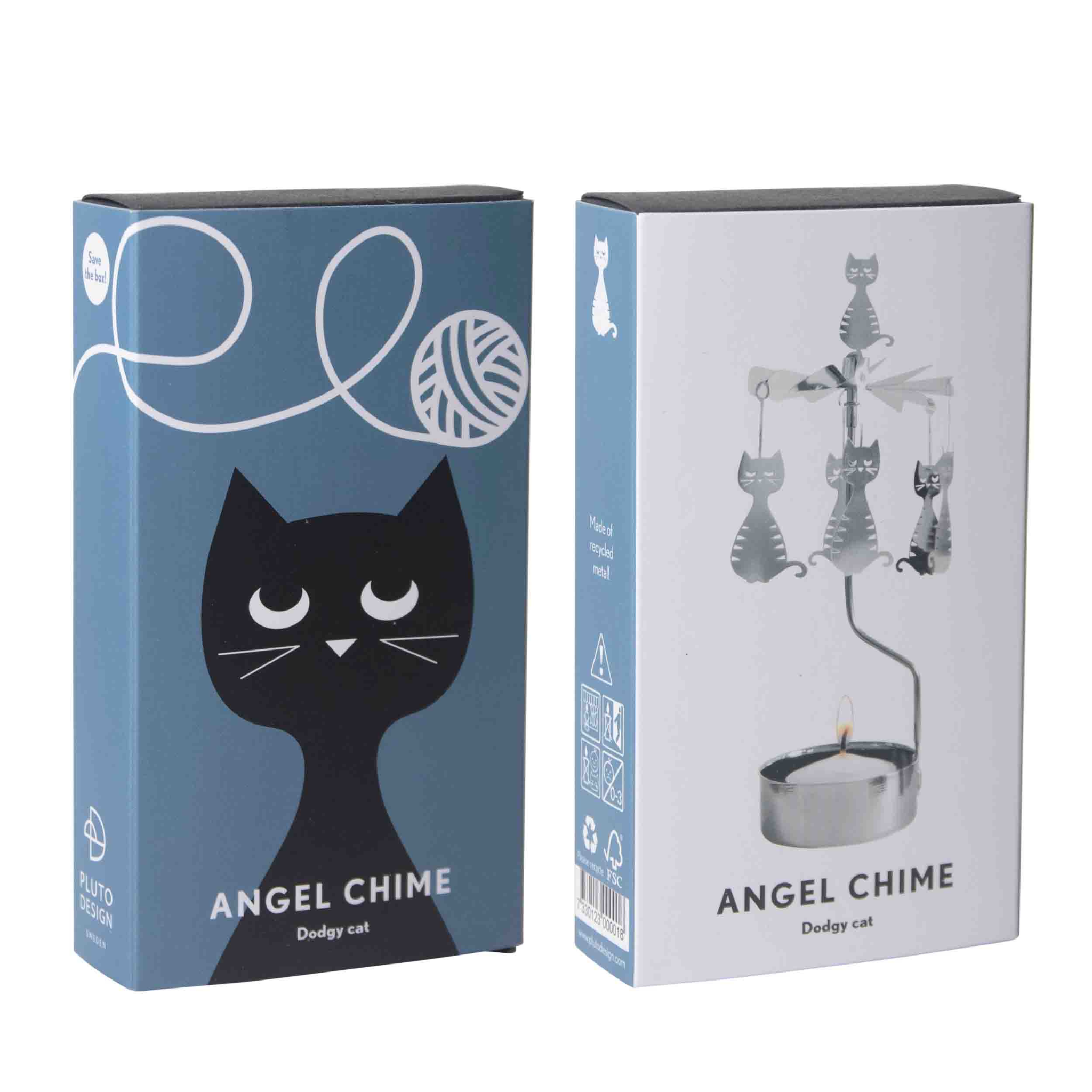 angel chime dodgy cat by pluto design sweden