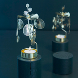 Rotating Candle Holder - Gold Sun