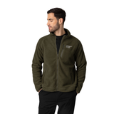 Sherpa Fleece Jacket - Olive Green