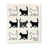 Amazing Swedish Dishcloth - 9 Cats