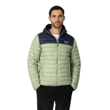 Ultra Light Down Jacket - Mint Green / Navy