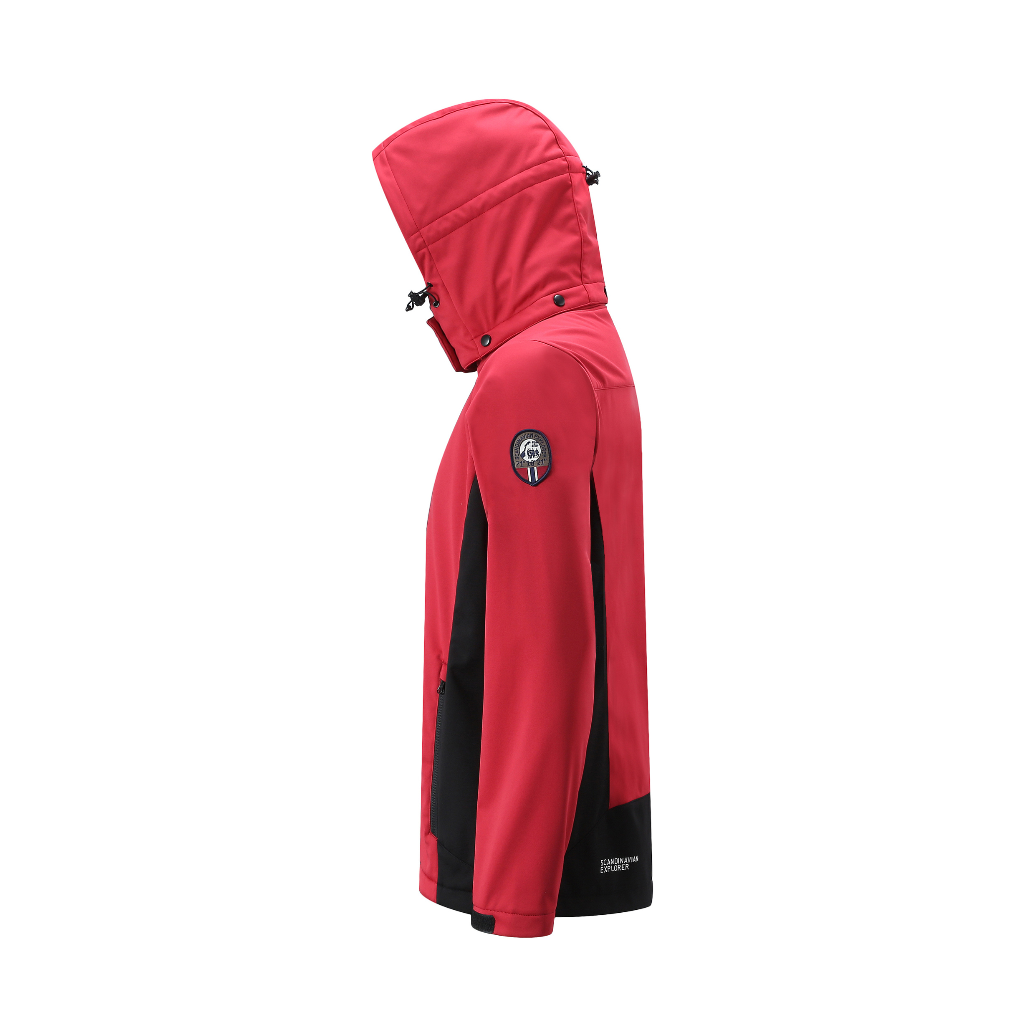 scandinavian explorer 3 layer softshell unisex red