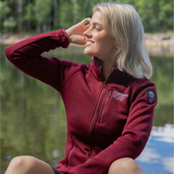 Women's Fleece Jacket - Chicory Red