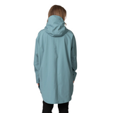 Women's Rain Poncho - Aqua Blue