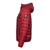 Women's Ultra Light Down Jacket - Dark Red / Red