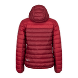 Women's Ultra Light Down Jacket - Dark Red / Red