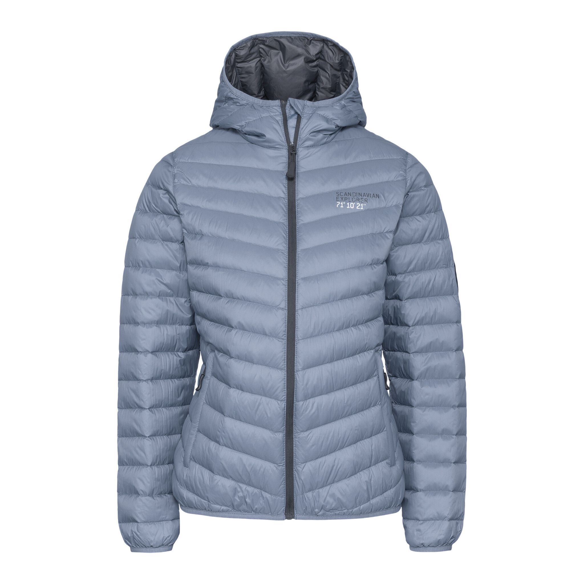 Women's Ultra Light Down Jacket Steel Blue – Scandinavian North
