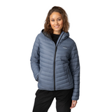 Women's Ultra Light Down Jacket - Steel Blue