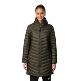 Women's Ultra Light Down Parka - Dark Green