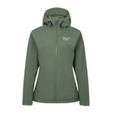 Women's Waterproof Windbreaker - Olive Green
