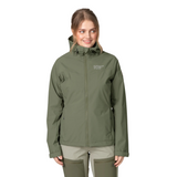Women's Waterproof Windbreaker - Olive Green