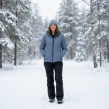 Women's Ultra Light Down Jacket - Steel Blue