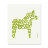 Dala Horse - Green - The Amazing Swedish Dish Cloth