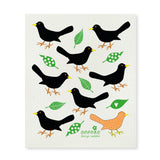 amazing swedish dishcloth black birds by anneko design