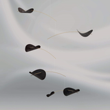 Drifting Clouds Mobile in Black