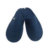 Wool Slippers - Blue