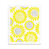 amazing swedish dishcloth yellow sunflowers