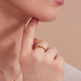 Thassos Mini Ring Gold