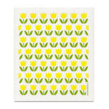 Amazing Swedish Dishcloth - Yellow Tulips