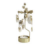 Rotating Candle Holder - Gold Sun