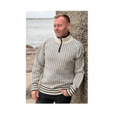 Norwool Knitted Icelandic Unisex Wool Sweater 1/4 Zip