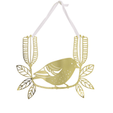 Sparrow on Branch Ornament