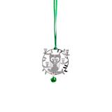 Silver Owl Ornament