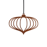 Rustic Metal Ball Ornament