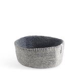 Wool Table Basket Set - Grey